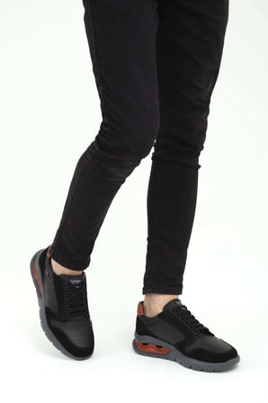 Callaghan Erkek Hakiki Deri Siyah Sneakers & Spor Ayakkabı 618 45413 ERK AYK SK22/23 NEGRO