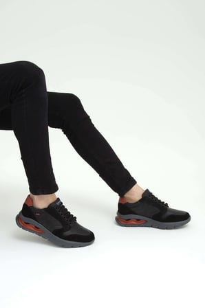 Callaghan Erkek Hakiki Deri Siyah Sneakers & Spor Ayakkabı 618 45413 ERK AYK SK22/23 NEGRO