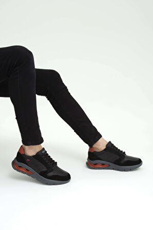 Callaghan Erkek Hakiki Deri Siyah Sneakers & Spor Ayakkabı 618 45413 ERK AYK SK22/23 NEGRO