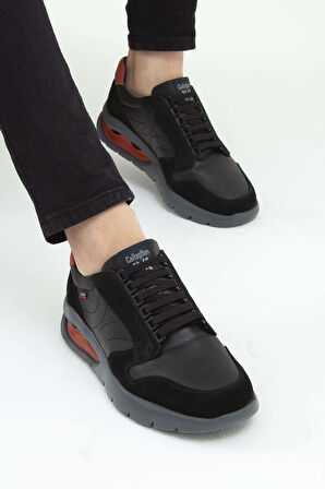Callaghan Erkek Hakiki Deri Siyah Sneakers & Spor Ayakkabı 618 45413 ERK AYK SK22/23 NEGRO