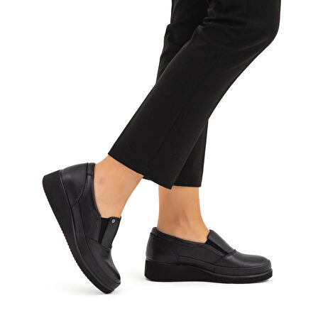 Tamer Tanca Kadın Derı Comfort Ayakkabı