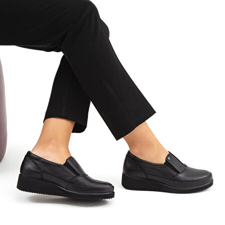 Tamer Tanca Kadın Derı Comfort Ayakkabı