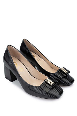 Tamer Tanca Kadın Vegan Siyah Abiye Ayakkabı 886 619 BN AYK SK22/23 SIYAH CZG RGN