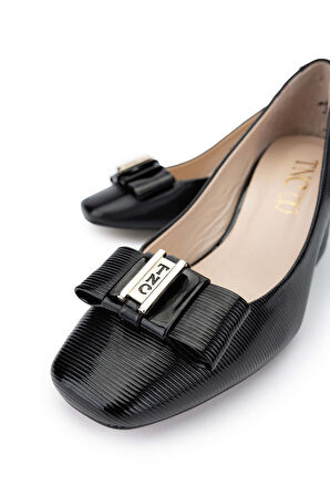 Tamer Tanca Kadın Vegan Siyah Abiye Ayakkabı 886 619 BN AYK SK22/23 SIYAH CZG RGN