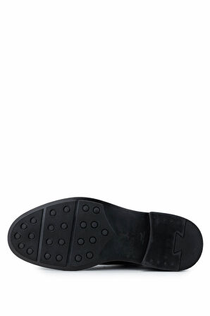 Tamer Tanca Erkek Hakiki Deri Siyah Açma Casual Ayakkabı 205 5687 ERK AYK SK22/23 SIYAH ACMA