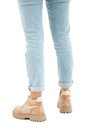 Tamer Tanca Kadın Vegan Camel Casual Bot 937 22511-13 BN BOT SK22/23 CML SUET/CML TBN