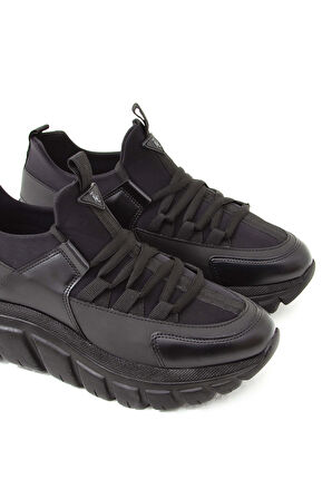 Tamer Tanca Kadın Vegan Siyah/Siyah Sneakers & Spor Ayakkabı 758 105505 BN AYK SK22/23 SIYAH/SIYAH