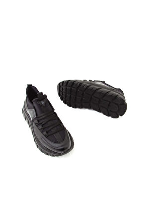 Tamer Tanca Kadın Vegan Siyah/Siyah Sneakers & Spor Ayakkabı 758 105505 BN AYK SK22/23 SIYAH/SIYAH