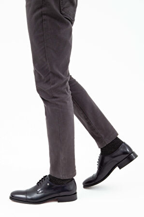 Tamer Tanca Erkek Hakiki Deri Lacivert Klasik Ayakkabı 848 7879 ERK AYK SK22/23 LACI BFL/LACI GYK