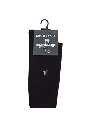Tamer Tanca Erkek Bambu Siyah Diyabet Çorap 855 UZUN DIYABET ERK BMB CRP 40/44 SIYAH