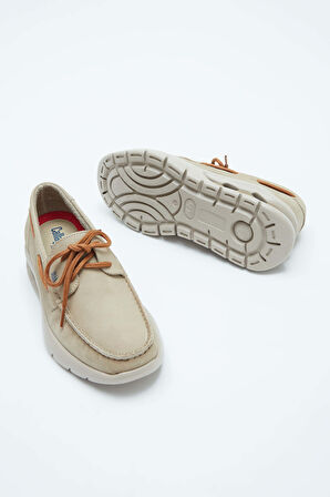 Callaghan Erkek Hakiki Deri Vizon Nubuk Casual Ayakkabı 618 52100 ERK AYK Y23 VIZON NBK