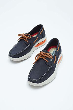 Callaghan Erkek Hakiki Deri Lacivert Nubuk Casual Ayakkabı 618 52100 ERK AYK Y23 LACI NBK