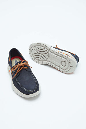 Callaghan Erkek Hakiki Deri Lacivert Nubuk Casual Ayakkabı 618 52100 ERK AYK Y23 LACI NBK