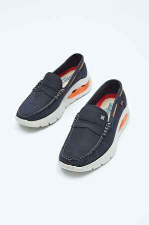 Callaghan Erkek Hakiki Deri Lacivert Nubuk Casual Ayakkabı 618 52101 ERK AYK Y23 LACI NBK