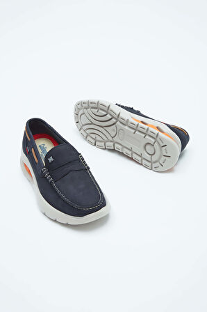 Callaghan Erkek Hakiki Deri Lacivert Nubuk Casual Ayakkabı 618 52101 ERK AYK Y23 LACI NBK