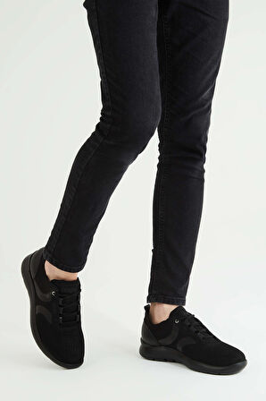 Callaghan Erkek Tekstil/Hakiki Deri Siyah Sneakers & Spor Ayakkabı 618 51303 ERK AYK Y23 MINOX/NEGRO