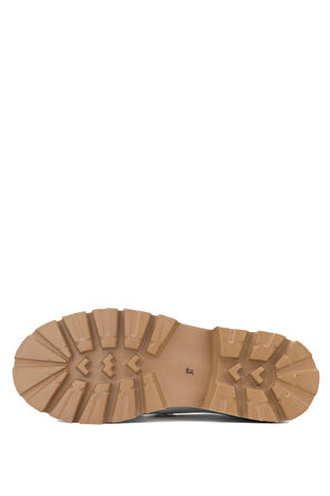 Tamer Tanca Kadın Hakiki Deri Bej Loafer Ayakkabı 33 1025 BN AYK Y23 BEJ DR