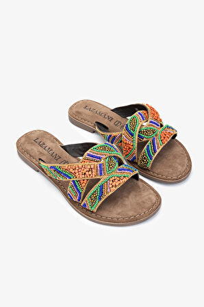 Valmenti Perla Kadın Multi Deri Terlik 461 75337 BN TRLK Y23