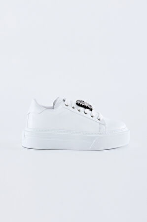 Valmenti Nicolina Kadın Beyaz Vegan Sneakers & Spor Ayakkabı 804 9509 BN AYK Y23