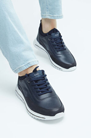 Tamer Tanca Erkek Hakiki Deri Lacivert Sneakers & Spor Ayakkabı 381 17468 ERK AYK Y23 LACI BENFICA