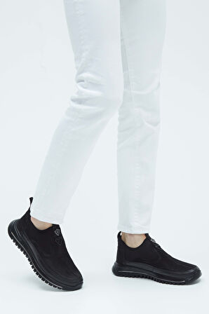 Tamer Tanca Erkek Hakiki Deri Siyah Sneakers & Spor Ayakkabı 381 17469 ERK AYK Y23 SIYAH