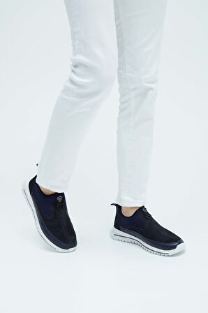 Tamer Tanca Erkek Hakiki Deri Lacivert Sneakers & Spor Ayakkabı 381 17469 ERK AYK Y23 LACIVERT