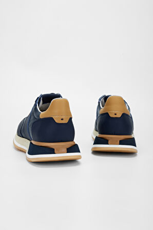 Valmenti Gireldo Erkek Lacivert Deri Sneakers & Spor Ayakkabı 839 4843 ERK AYK Y23