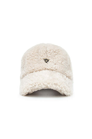 Tamer Tanca Unisex Kürk Bej Şapka 524 BEYZBOL KURK SAPKA BEJ KURK