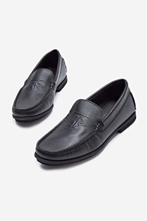 Valmenti Butte Erkek Siyah Hakiki Deri Casual Ayakkabı 480 35220 ERK AYK Y23