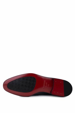 VALENTINO Erkek Hakiki Deri Siyah Loafer Ayakkabı 667 20090 ERK AYK Y23 BLACK