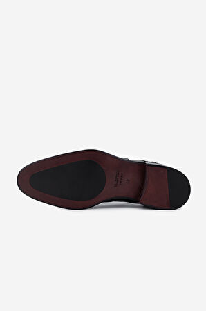 VALENTINO Erkek Hakiki Deri Siyah Klasik Ayakkabı 667 16203 ERK AYK Y23 BLACK
