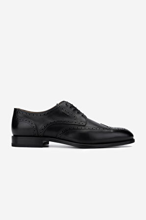 VALENTINO Erkek Hakiki Deri Siyah Klasik Ayakkabı 667 16203 ERK AYK Y23 BLACK