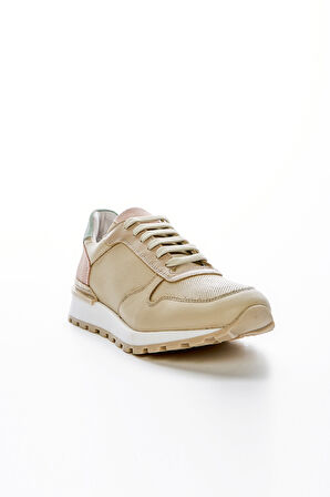 Valmenti Rita Kadın Bej Hakiki Deri Sneakers & Spor Ayakkabı 957 37425 BN AYK Y23