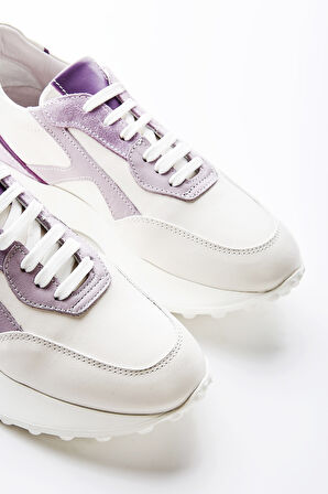 Valmenti Laura Kadın Lila Multi Hakiki Deri Sneakers & Spor Ayakkabı 957 39180 BN AYK Y23