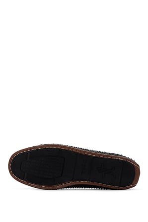Tamer Tanca Erkek Hakiki Deri Siyah Yılan Desen Loafer Ayakkabı 01 20-8877 ERK AYK Y23 SIYAH YLN BSK