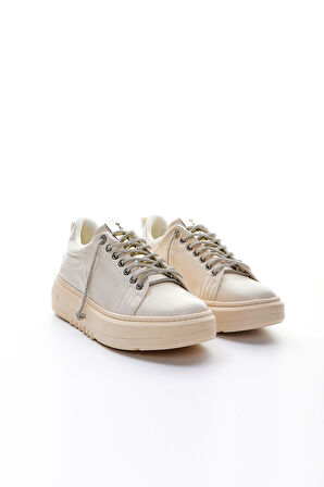 Valmenti Clair Kadın Bej Vegan Spor Ayakkabı 817 AD1995 BN AYK Y23