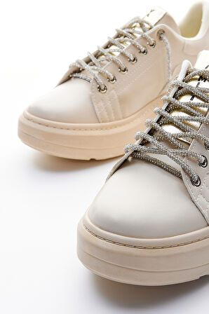 Valmenti Clair Kadın Bej Vegan Spor Ayakkabı 817 AD1995 BN AYK Y23