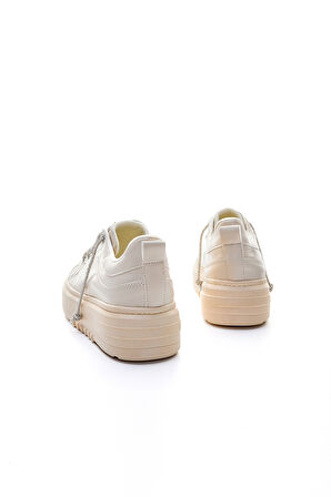 Valmenti Clair Kadın Bej Vegan Spor Ayakkabı 817 AD1995 BN AYK Y23