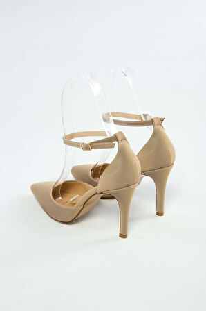 Tamer Tanca Kadın Vegan Bej Topuklu Ayakkabı 932 7454 BN AYK Y23 BEJ DIOR