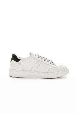Valmenti Cinzia Kadın Beyaz\Yeşil Hakiki Deri Sneakers & Spor Ayakkabı 957 39683 BN AYK Y23
