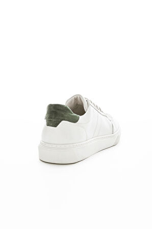 Valmenti Cinzia Kadın Beyaz\Yeşil Hakiki Deri Sneakers & Spor Ayakkabı 957 39683 BN AYK Y23
