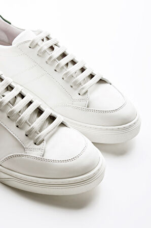 Valmenti Cinzia Kadın Beyaz\Yeşil Hakiki Deri Sneakers & Spor Ayakkabı 957 39683 BN AYK Y23