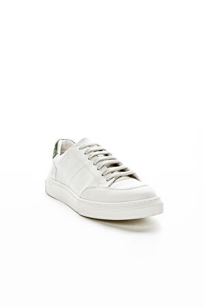 Valmenti Cinzia Kadın Beyaz\Yeşil Hakiki Deri Sneakers & Spor Ayakkabı 957 39683 BN AYK Y23