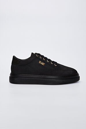 Valmenti Nathan Erkek Siyah Nubuk Hakiki Deri Sneakers & Spor Ayakkabı 352 18305 ERK AYK Y23