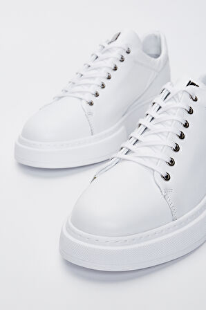 Valmenti Livio Erkek Beyaz Nappa Hakiki Deri Sneakers & Spor Ayakkabı 352 18004 ERK AYK Y23