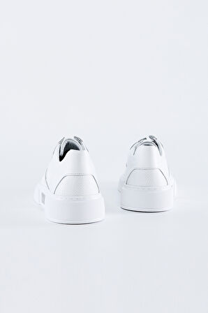 Valmenti Aron Erkek Beyaz Hakiki Deri Spor Ayakkabı 352 18215 ERK AYK Y23