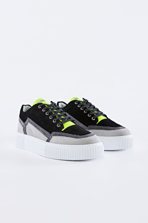 Valmenti Felice Erkek Gri Multi Hakiki Deri Sneakers & Spor Ayakkabı 352 18140 ERK AYK Y23