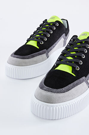 Valmenti Felice Erkek Gri Multi Hakiki Deri Sneakers & Spor Ayakkabı 352 18140 ERK AYK Y23