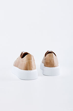 Valmenti Bosco Erkek Bej Hakiki Deri Sneakers & Spor Ayakkabı 352 18375 ERK AYK Y23
