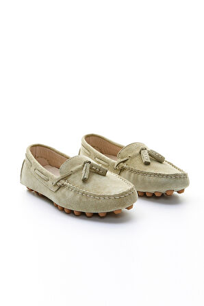 Valmenti Karen Kadın Avakado Süet Hakiki Deri Loafer Ayakkabı 355 4042 BN AYK Y23